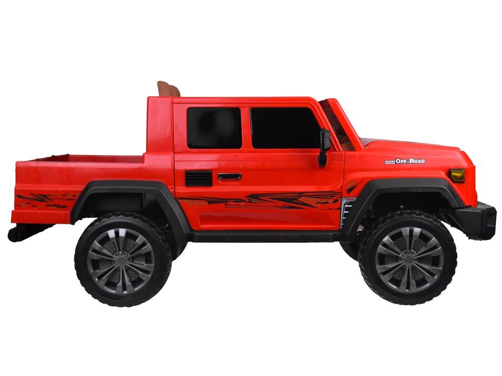 Cruiser Monster Bakkie 2 Seater Kids Ride On Electric Car 12v - Red - Image 2
