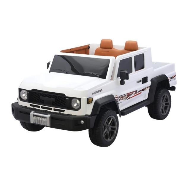 Large 4x4 Kids Electric Ride On Land Cruiser Inspired - White