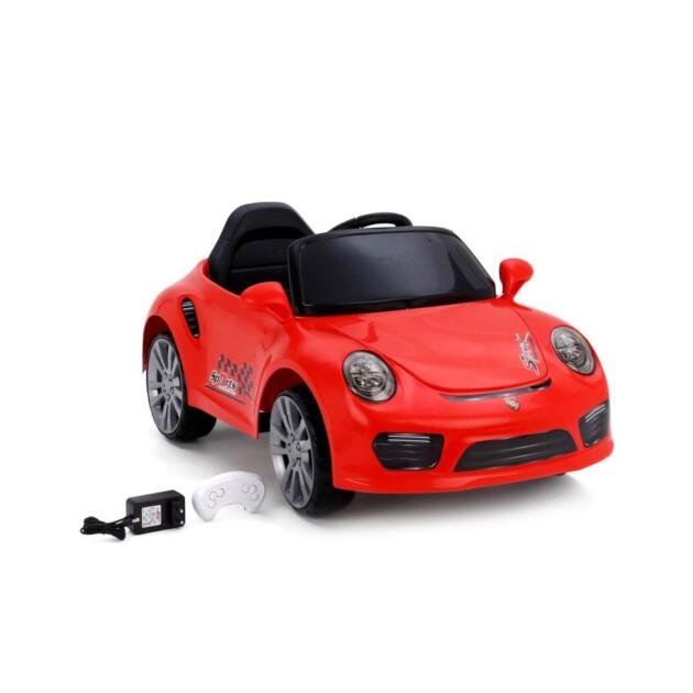 Kids Electric Ride on Porsche Styled Speedster - Red