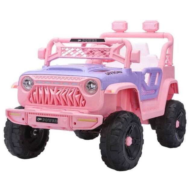 Kids Electric Pink Jeep Style Ride On