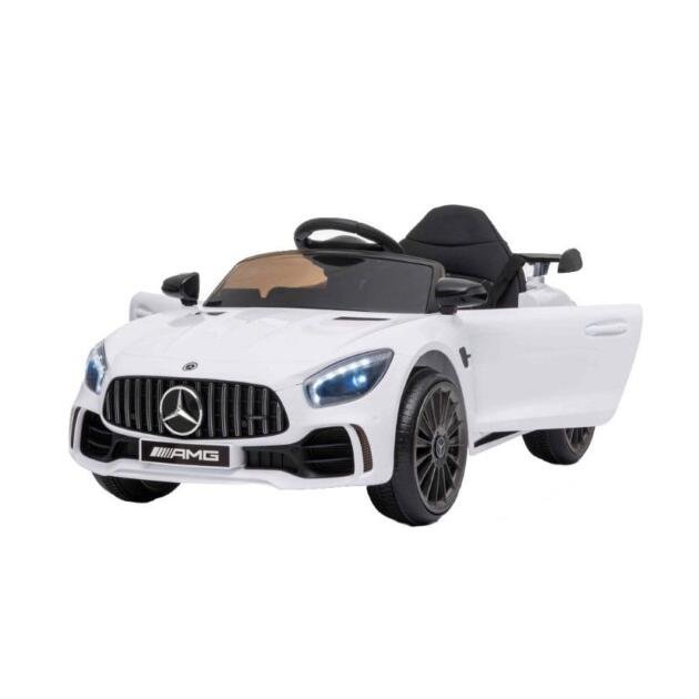 Mercedes AMG GTR 12v Kids Electric Ride On Car - White