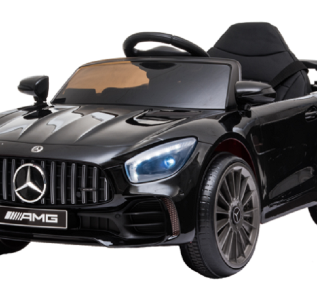 Mercedes AMG GTR 12V Kids Electric Ride On Car - Black