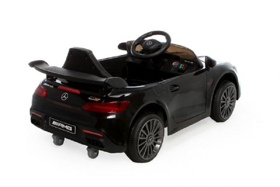 Mercedes AMG GTR 12V Kids Electric Ride On Car - Black - Image 2