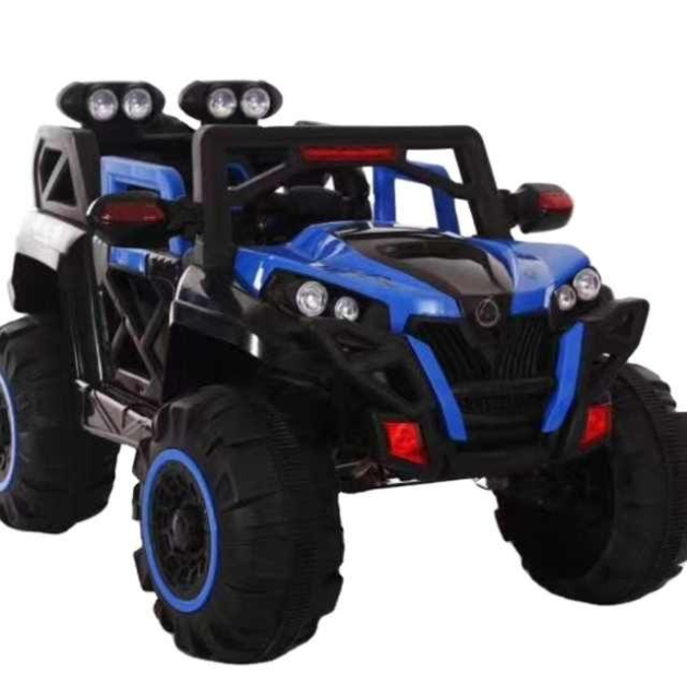 Kids Ride-On Beach Buggy - Off-Road Toy Car with LED Lights and Music