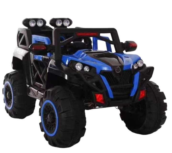 Kids Ride-On Beach Buggy - Off-Road Toy Car with LED Lights and Music